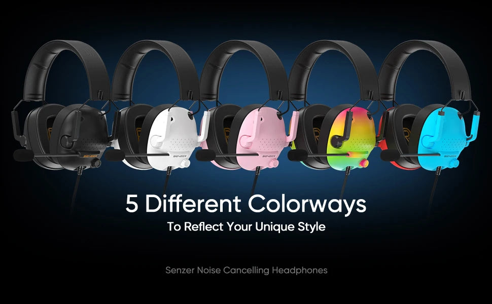 Auriculares Gaming SENZER SG500 con Micrófono y Sonido Envolvente