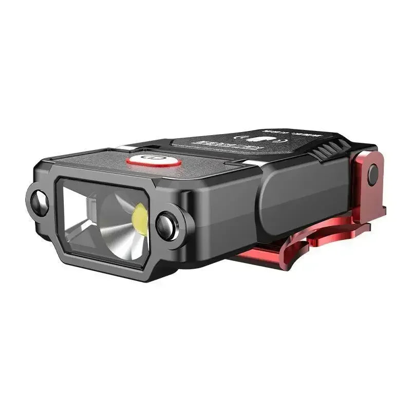 Faro LED con Clip para Sombrero Sensor Inteligente Recargable
