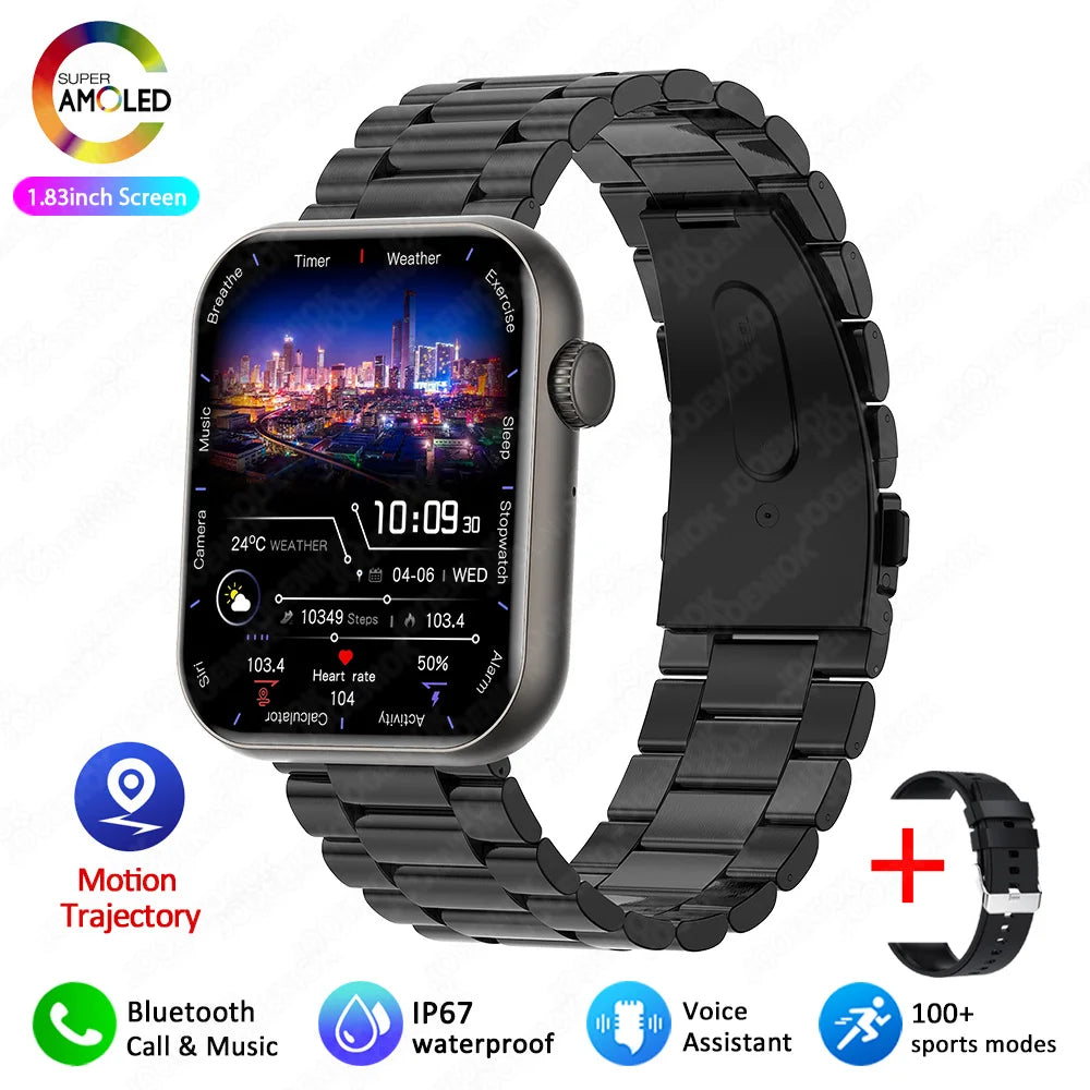 Reloj Inteligente con IA de Voz, IP68 y Llamadas Bluetooth