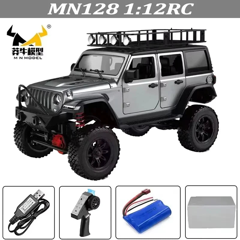MN82 MN82S Toyota Rc 4x4 Rc CAR 2,4g 1/12 escala completa todoterreno Control remoto coche trepador de control remoto coche de juguete para regalo