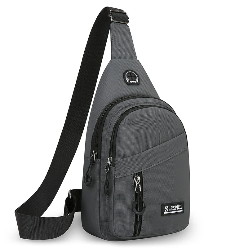 Bolso Cruzado Deportivo Ajustable Unisex para Pecho, Viajes y Senderismo
