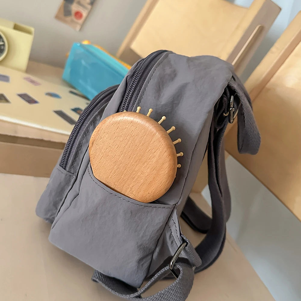 Mini Mochila Japonesa Ligera para Mujer, Compras y Viajes