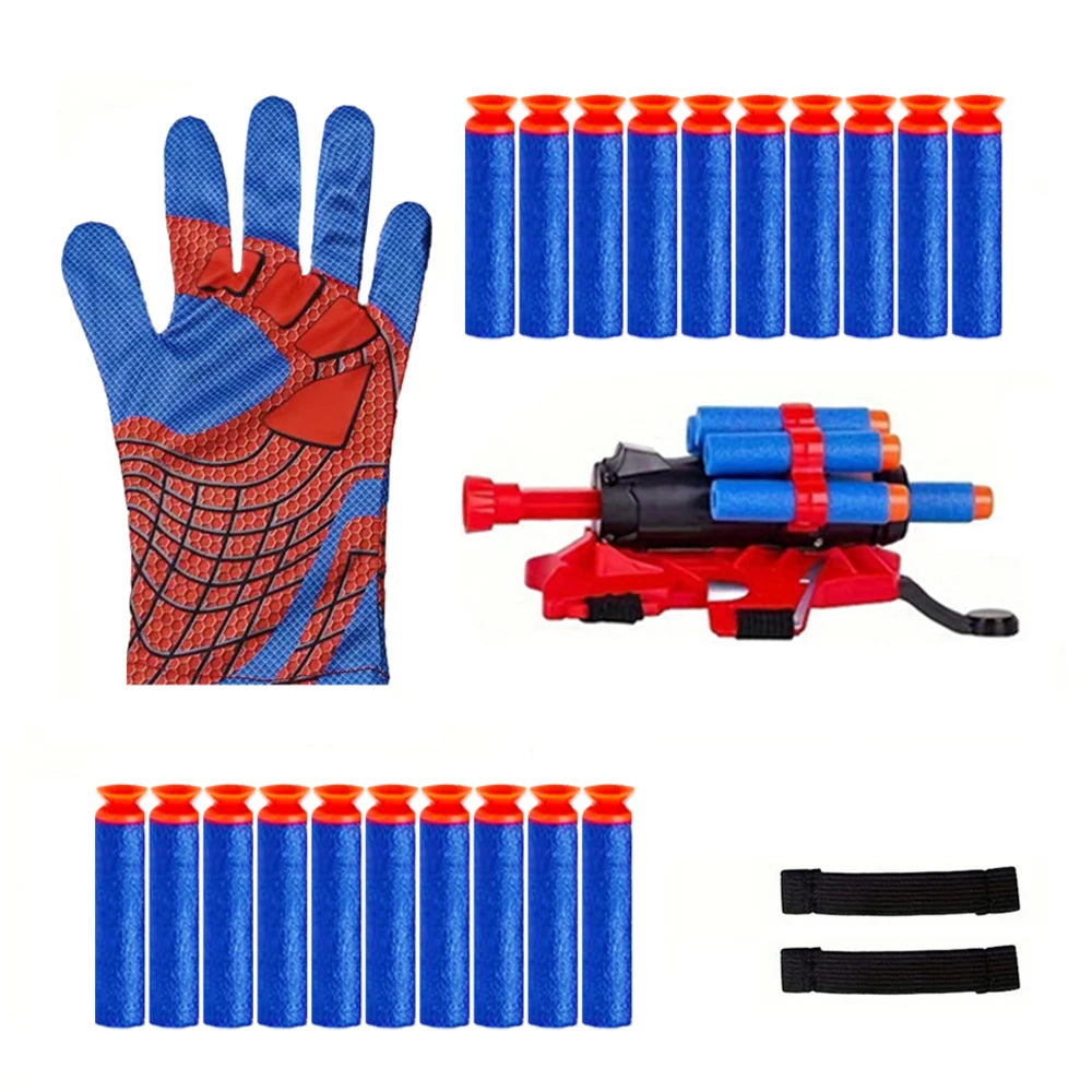 Juego de juguetes de tiro de espuma de héroe de 24 piezas, pistola de juguete de tiro al aire libre para niños, regalo para niños, regalo de cumpleaños, regalo de vacaciones, regalo de fiesta