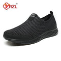 YRZL, zapatillas de deporte para hombre, zapatos informales de malla transpirable para mujer, mocasines antideslizantes de talla grande para exteriores, zapatos de tenis ligeros para caminar para hombre
