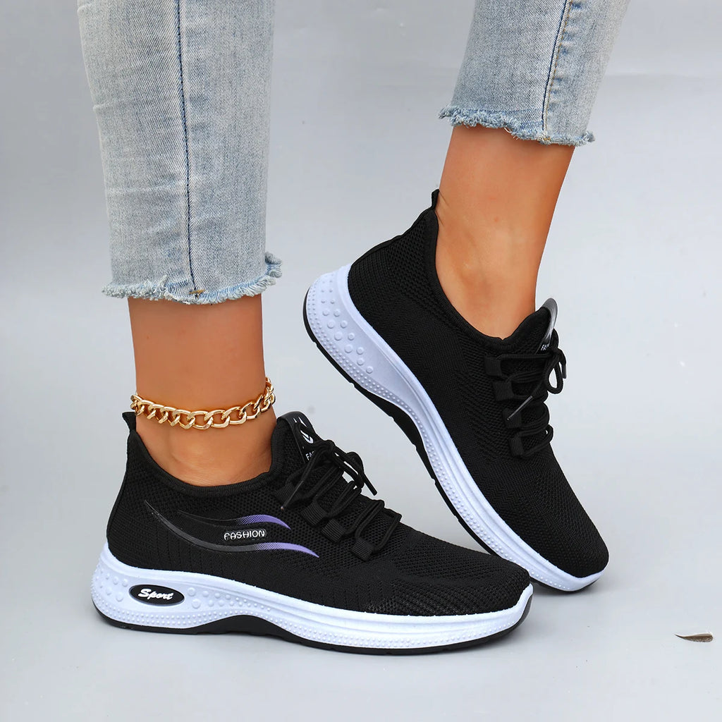 Zapatillas de malla transpirable de verano para mujer