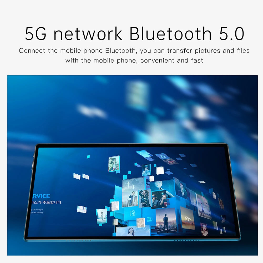 Nuevas Tabletas de 10.36 Pulgadas, 10 Núcleos, 8GB de RAM, 256GB de ROM, Tableta Android con Pantalla HD de 2000x1200, 5G, WiFi Dual, Doble SIM, Google Play, 8000mAh