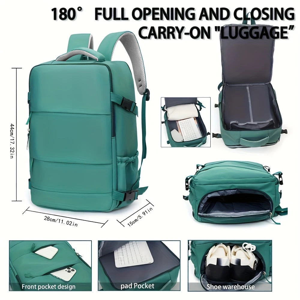 Mochila Liviana de Viaje Unisex Gran Capacidad Varios Colores