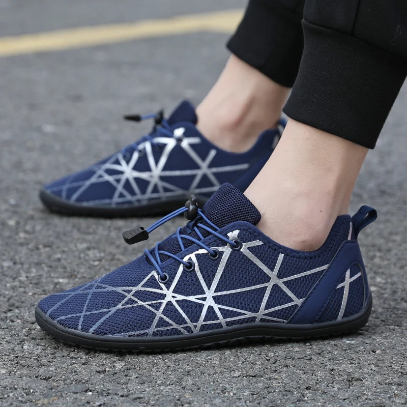 Zapatos informales transpirables para hombre, zapatos de agua ligeros antideslizantes Unisex, zapatos vulcanizados flexibles para mujer, zapatos de senderismo al aire libre 2025
