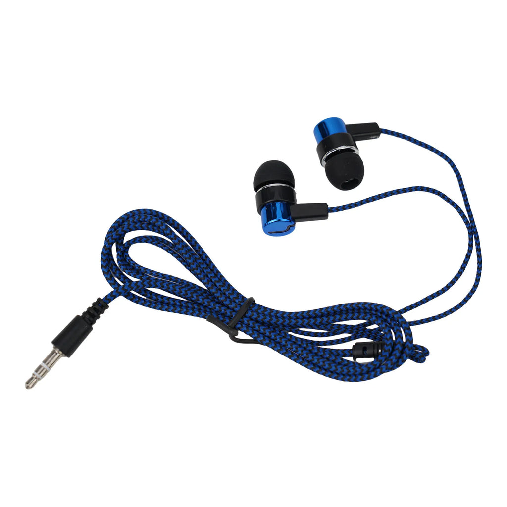 Experimente graves potentes con auriculares internos con cable, auriculares estéreo de 3,5 mm para dispositivos móviles, diseño con aislamiento de ruido