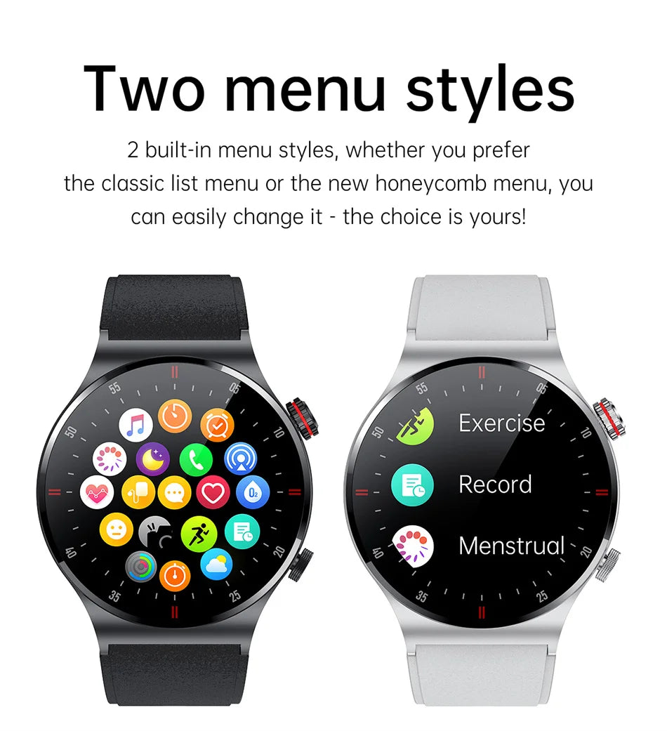 Reloj Inteligente Deportivo con Pantalla Táctil y Llamadas Bluetooth