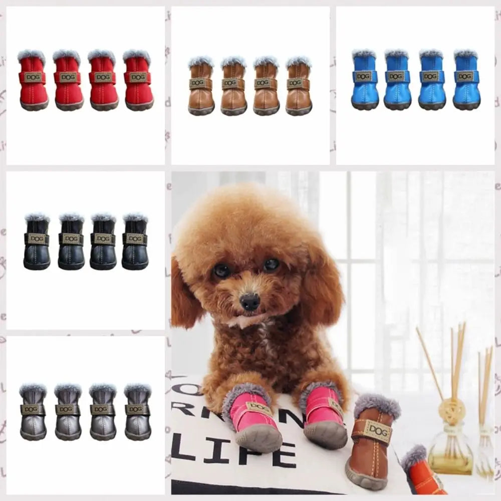Botas de Invierno para Perros | Impermeables Antideslizantes x4