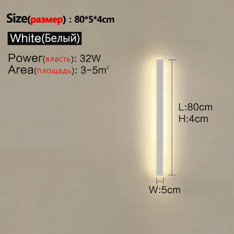 Lámpara de Pared LED IP65 Impermeable Exterior Jardín