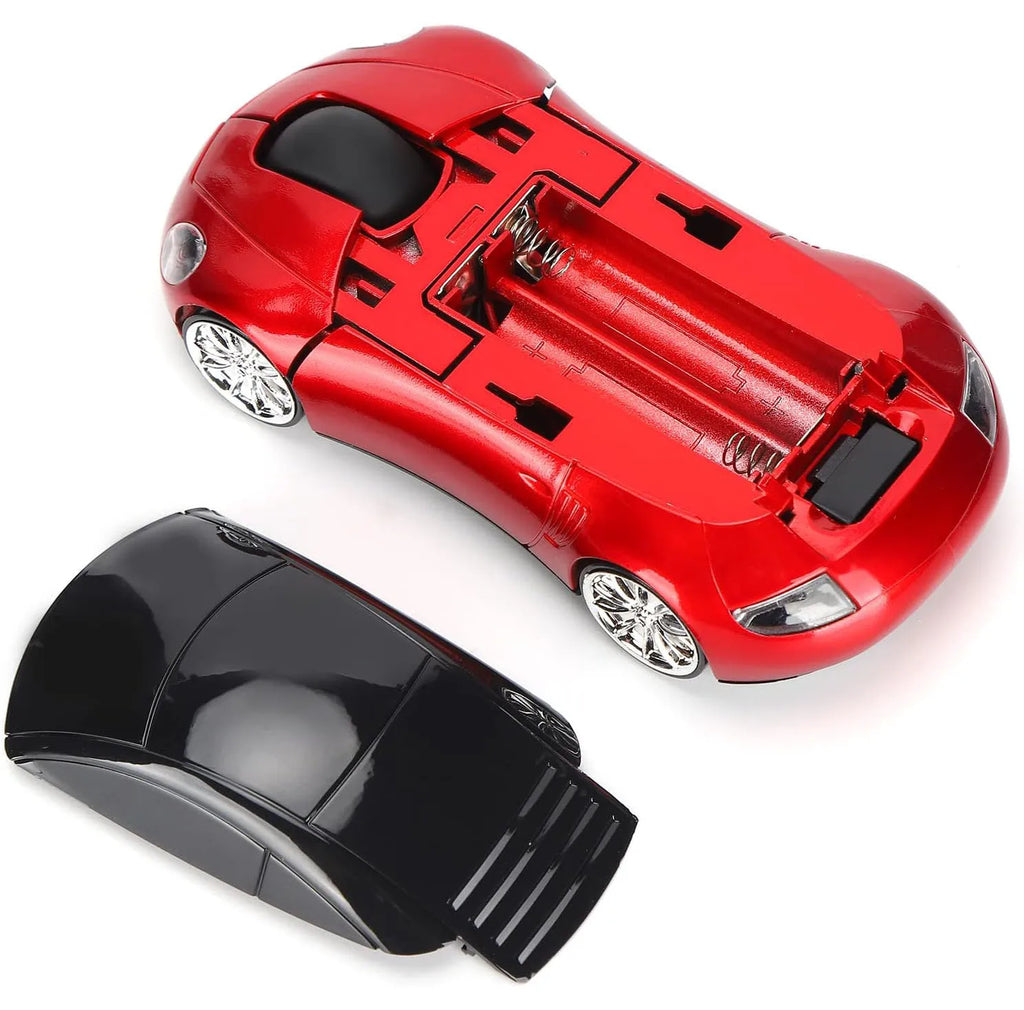 Ratón inalámbrico de 2,4G para coche, periférico óptico ergonómico con receptor USB para PC y oficina