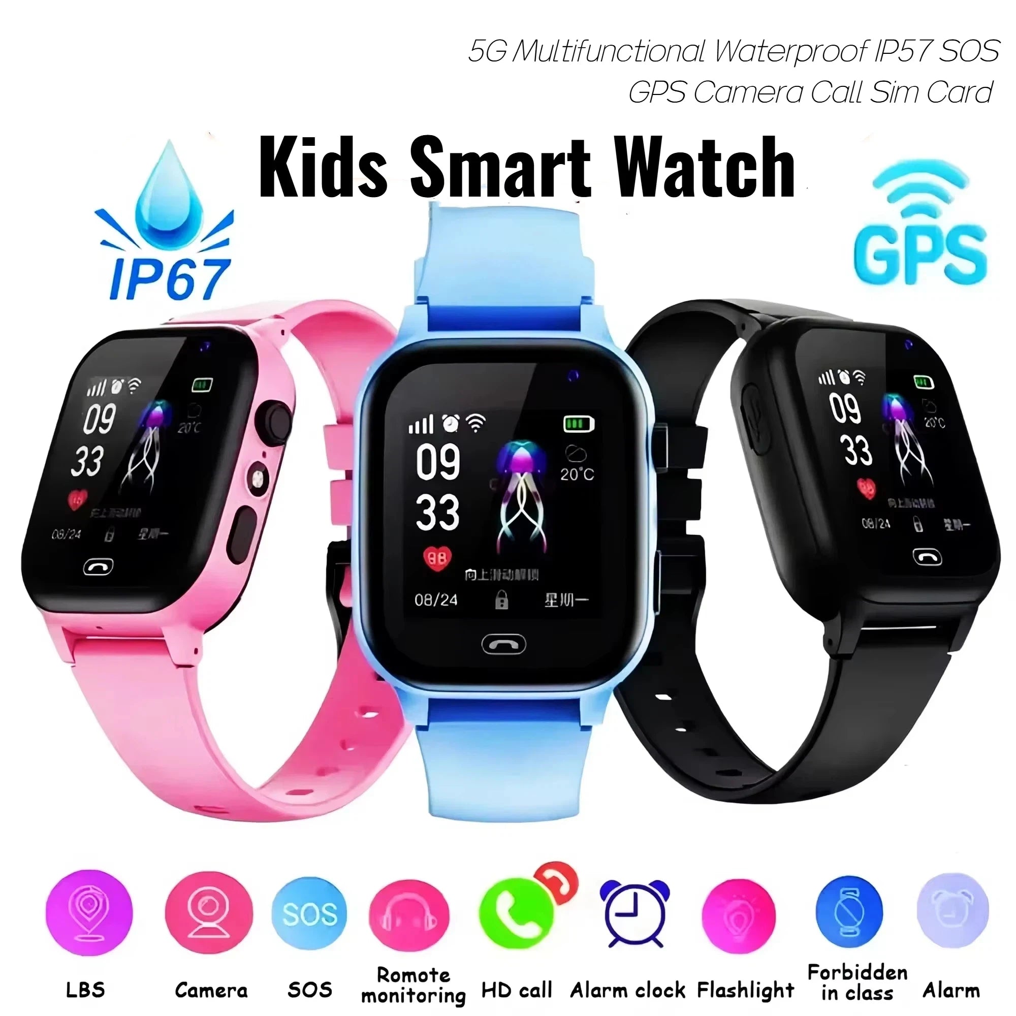 Reloj Inteligente Lenovo Niños 5G GPS Videollamada