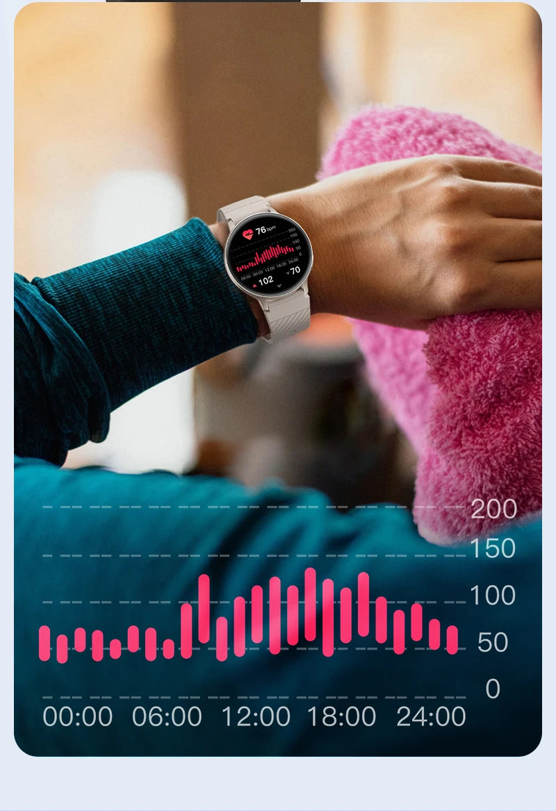 LIGE Reloj Inteligente Mujer Esfera Personalizada