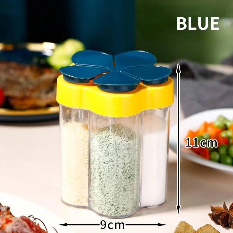 Tarro de condimentos, contenedor de plástico, botella de condimentos, organizador de especias, contenedores de condimentos para acampar al aire libre, juegos de utensilios de cocina, 1 Uds.