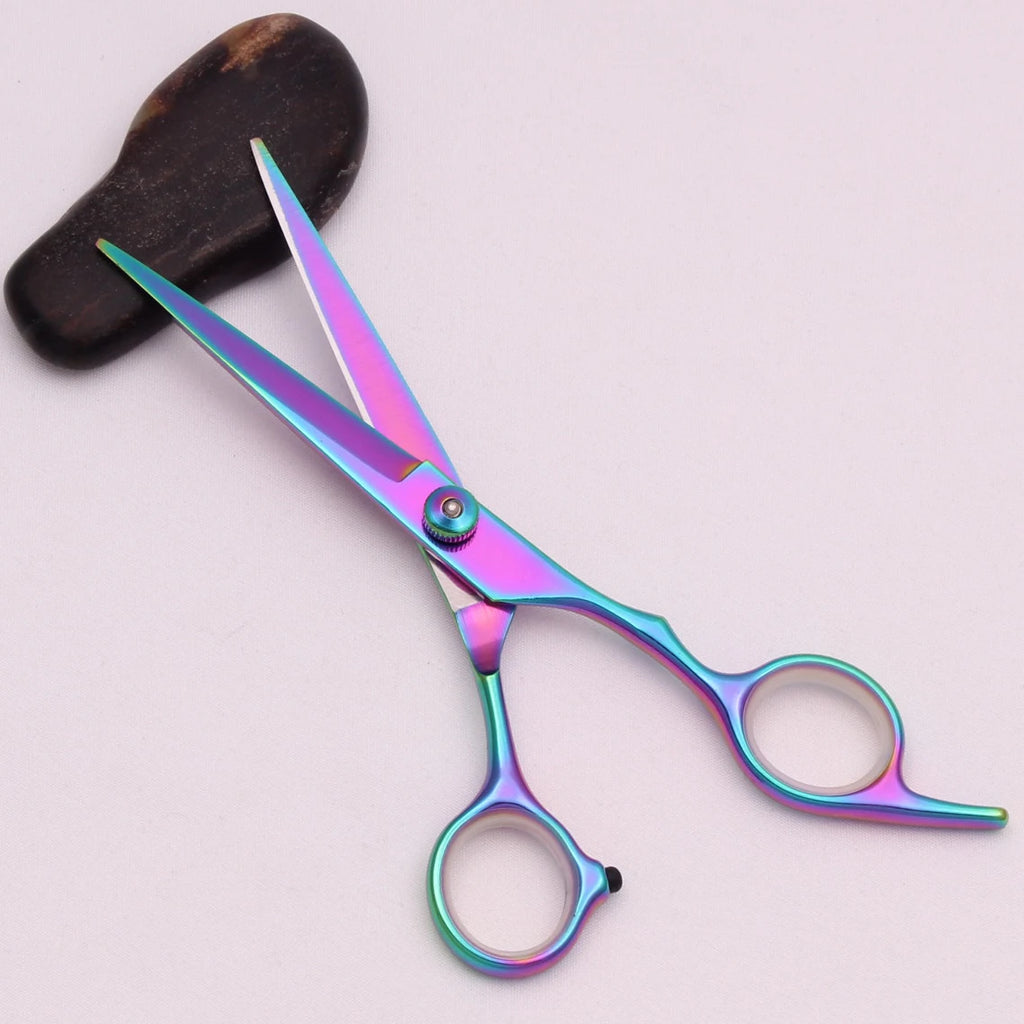 Tijeras para el cabello de 6,0 pulgadas, tijeras de corte profesionales, juego de corte de pelo para peluquería, peluquero y hogar, acero japonés 1001