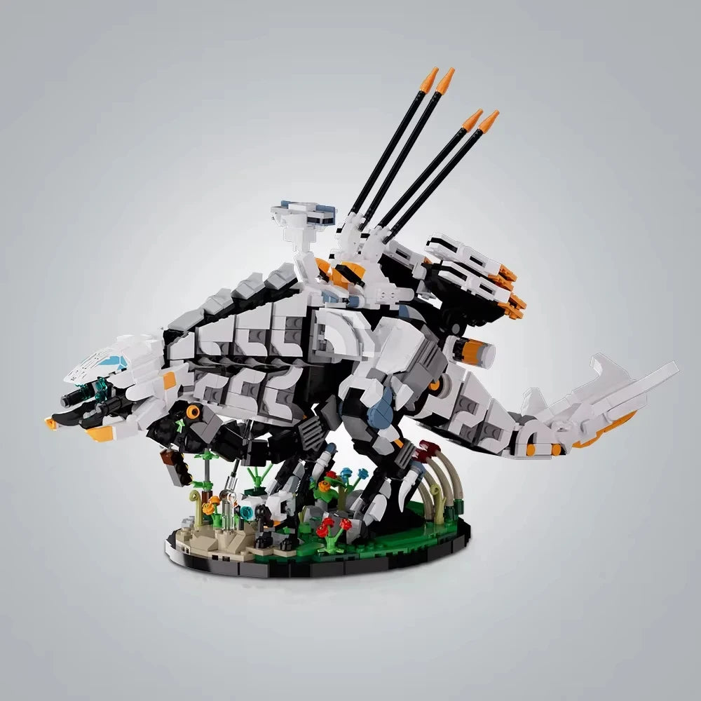 Juguete Educativo JAKI Horizon Thunder Fang, Adorno Creativo de Escritorio, Bloques de Construcción de Ladrillos, Juguete de Ensamblaje, Regalo de Cumpleaños para Niños