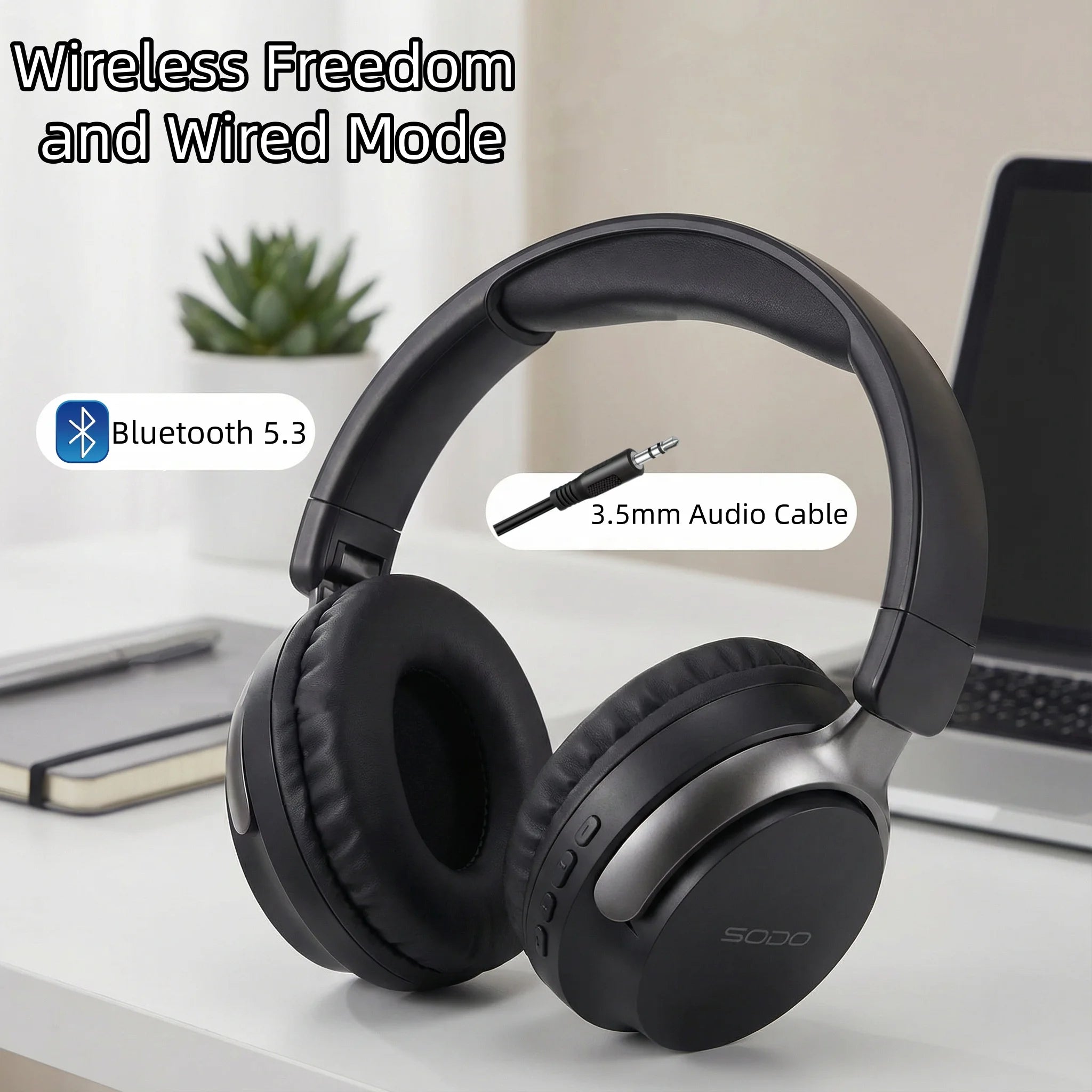 SODO SD1103 Auriculares Bluetooth 5.3 HiFi 48h