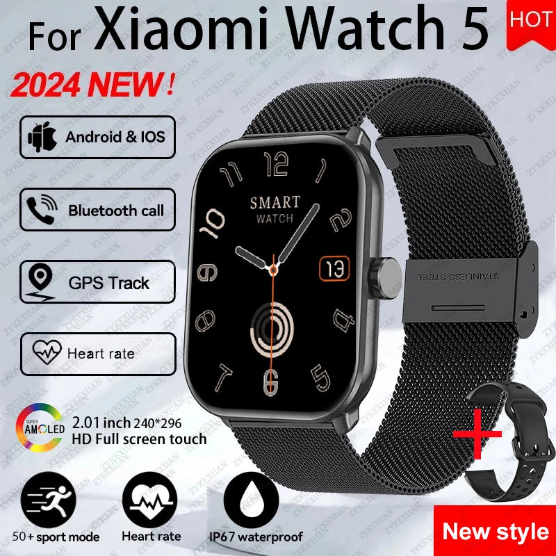 Reloj Inteligente Serie 5 Global con AMOLED, GPS y Llamadas Bluetooth