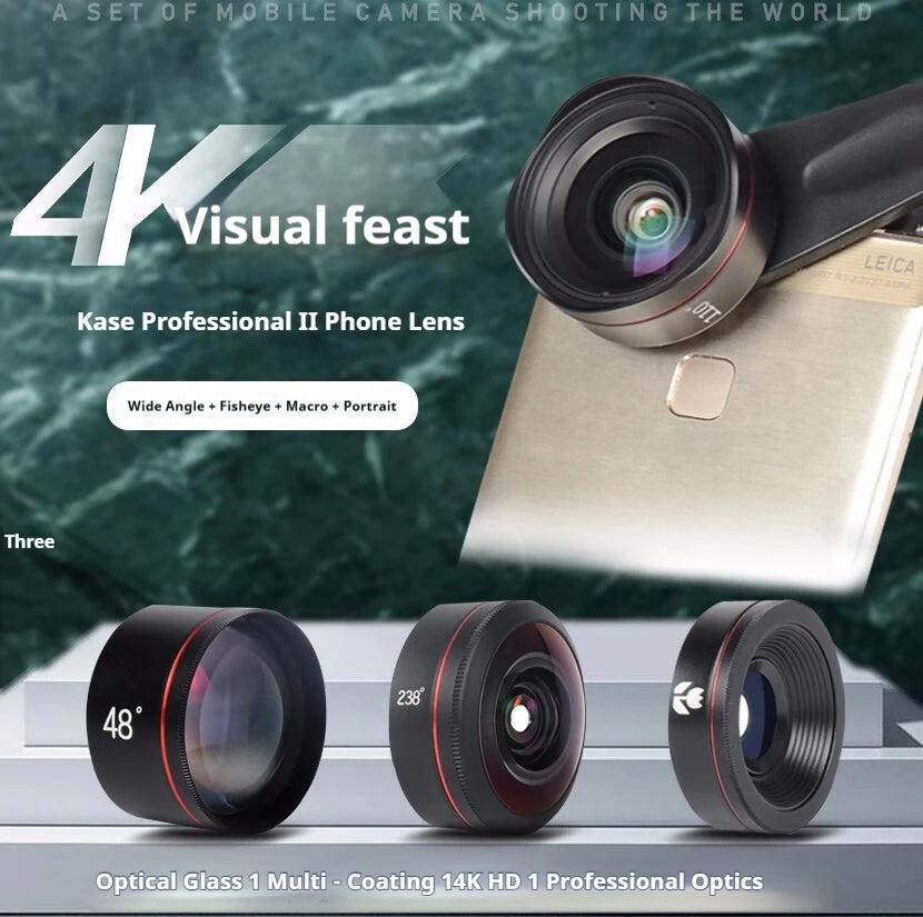 Filtro CPL Kase con Clip para Smartphone y Lente Macro Pro