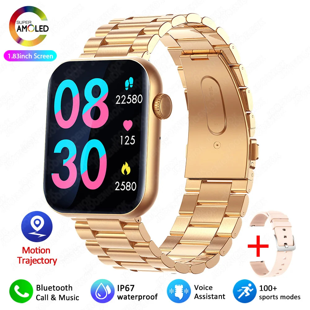 Reloj Inteligente con IA de Voz, IP68 y Llamadas Bluetooth