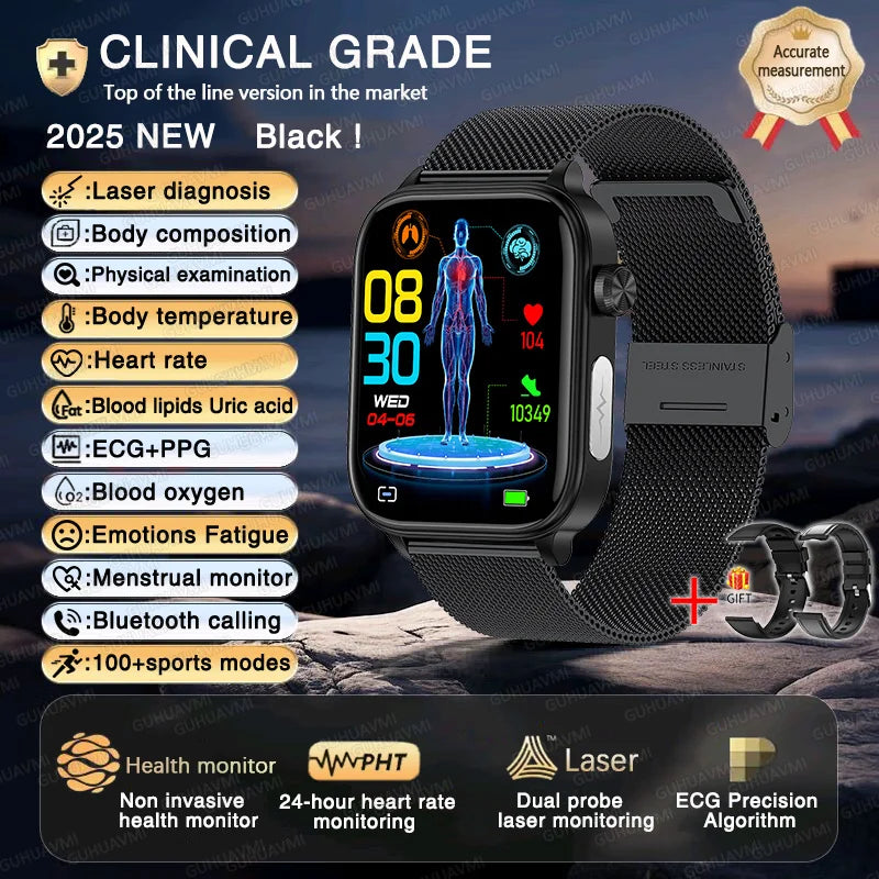 Reloj Inteligente ECG Diagnóstico de Salud IA