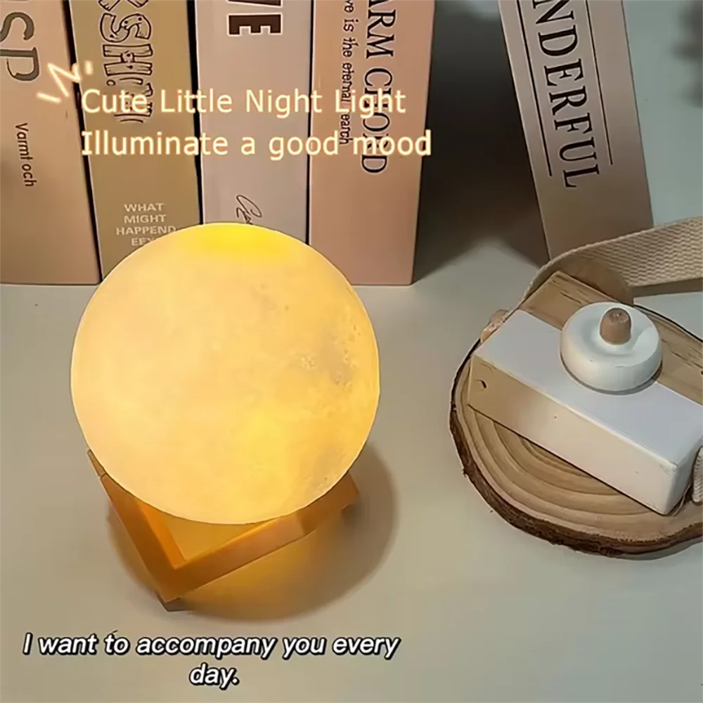 Luz LED de libro, luz de luna, lámpara de estrella, luz de noche de Luna DIY, regalo de cumpleaños para niños, decoración de dormitorio, luz nocturna, luces de ambiente