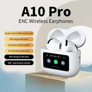A10 Pro Auriculares ANC Bluetooth 5.3 Pantalla Táctil