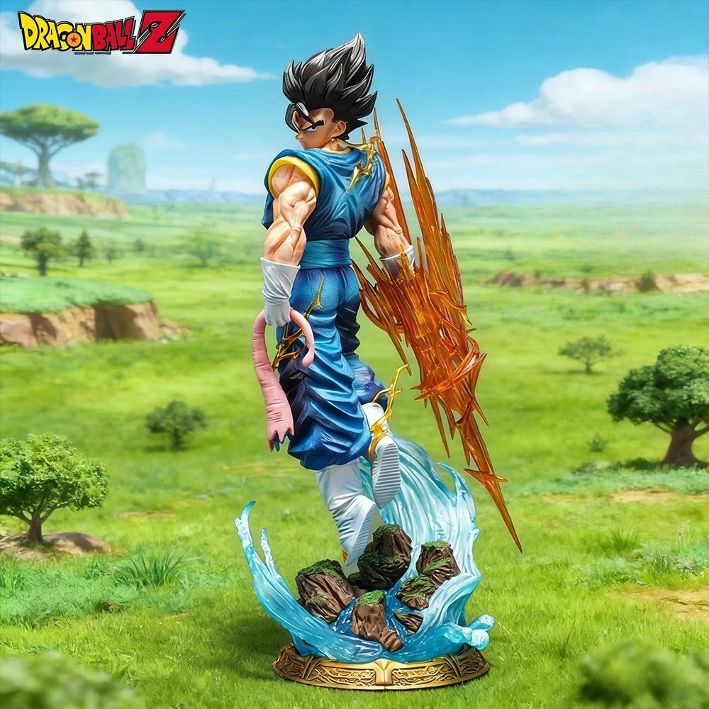 Figura de Anime Dragon Ball de 38 cm/14,96 pulgadas, Figura de Acción de Vegetto, Estatua de PVC, Adorno de Escritorio, Modelo Coleccionable, Juguetes, Regalos