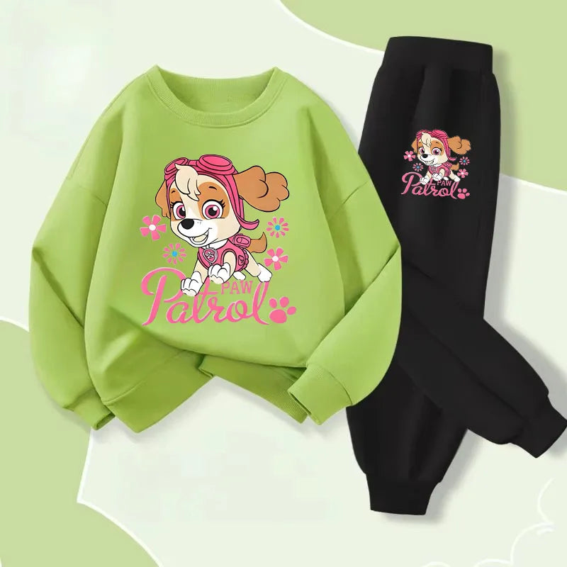 Conjunto Patrulla Canina manga larga y pantalón para niñas