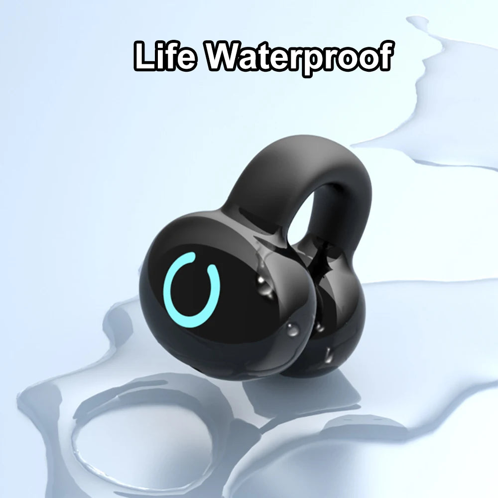 Auriculares Bluetooth 5,3 con Clip para la oreja, auriculares inalámbricos TWS, auriculares estéreo HiFi con reducción de ruido para Xiaomi iPhone Samsung