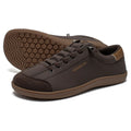 HOBIBEAR zapatos descalzos Unisex punta ancha zapatillas de deporte de cuero Artificial Zero Drop Slip On zapatos cómodos ligeros al aire libre