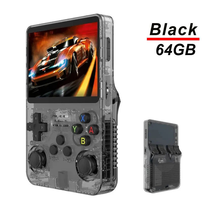 Consola de Juegos Retro Arkos R36S, Pantalla 3.5 Pulgadas, 64GB o 128GB