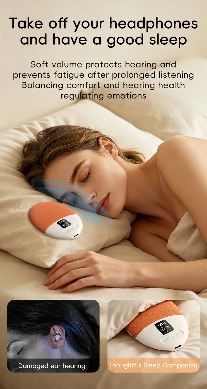 Auriculares Bluetooth 2 en 1 con Altavoz para Dormir de Lado