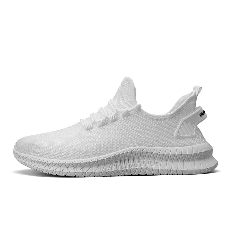 Zapatillas de correr transpirables y ligeras para hombre, Tenis antideslizantes para exteriores, zapatos deportivos suaves con cordones para caminar, 2023