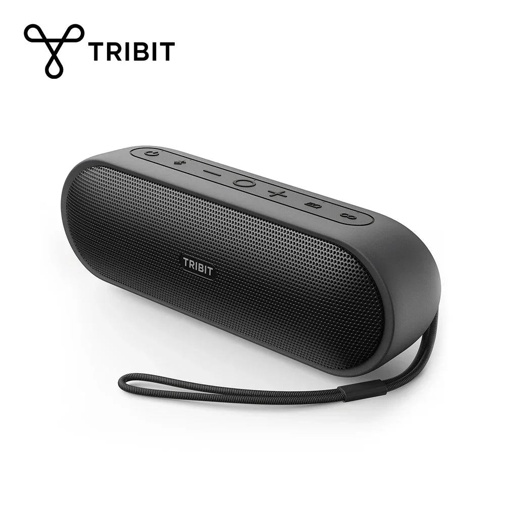 Altavoz Inalámbrico Portátil Tribit XSound Plus 2, 30W XBass, IPX7, 24 Horas de Reproducción, Sonido Estéreo, Micrófono Integrado para Viajes y Campamentos