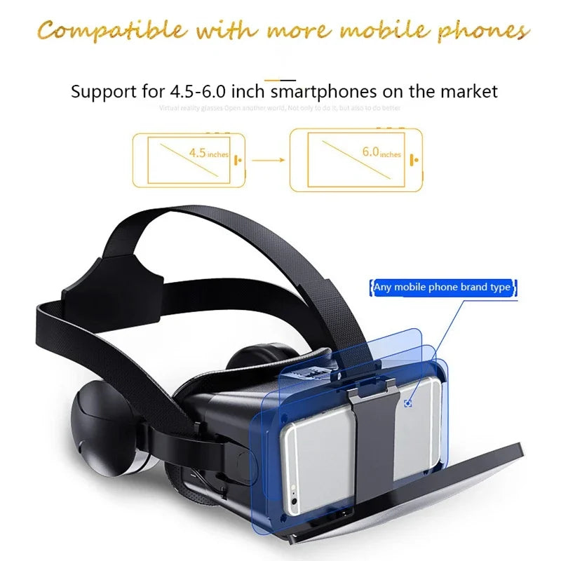 Gafas VR 3D, auriculares de realidad Virtual, casco para lentes de teléfono, gafas, dispositivos, Viar, teléfonos inteligentes, visor de juego móvil