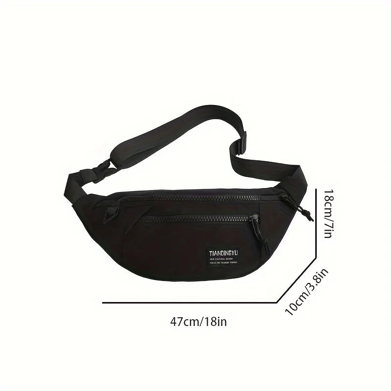 Nueva moda bolso de pecho para hombre, bolso cruzado versátil e informal, riñonera deportiva, bolso cruzado de viaje diario, bolso para teléfono