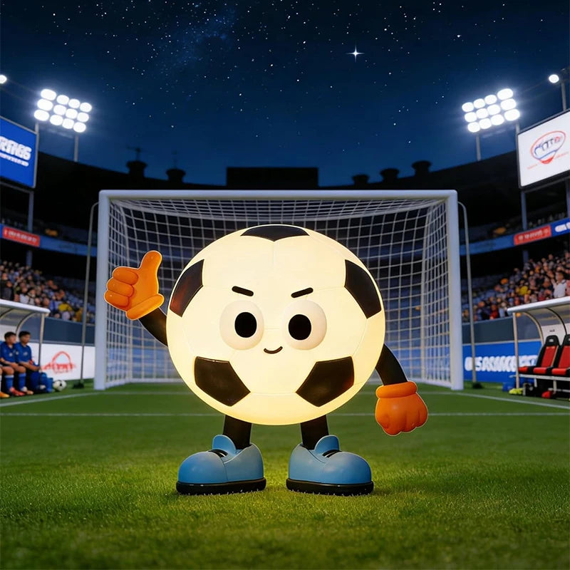 Lámpara Nocturna de Fútbol de Silicona para Niños