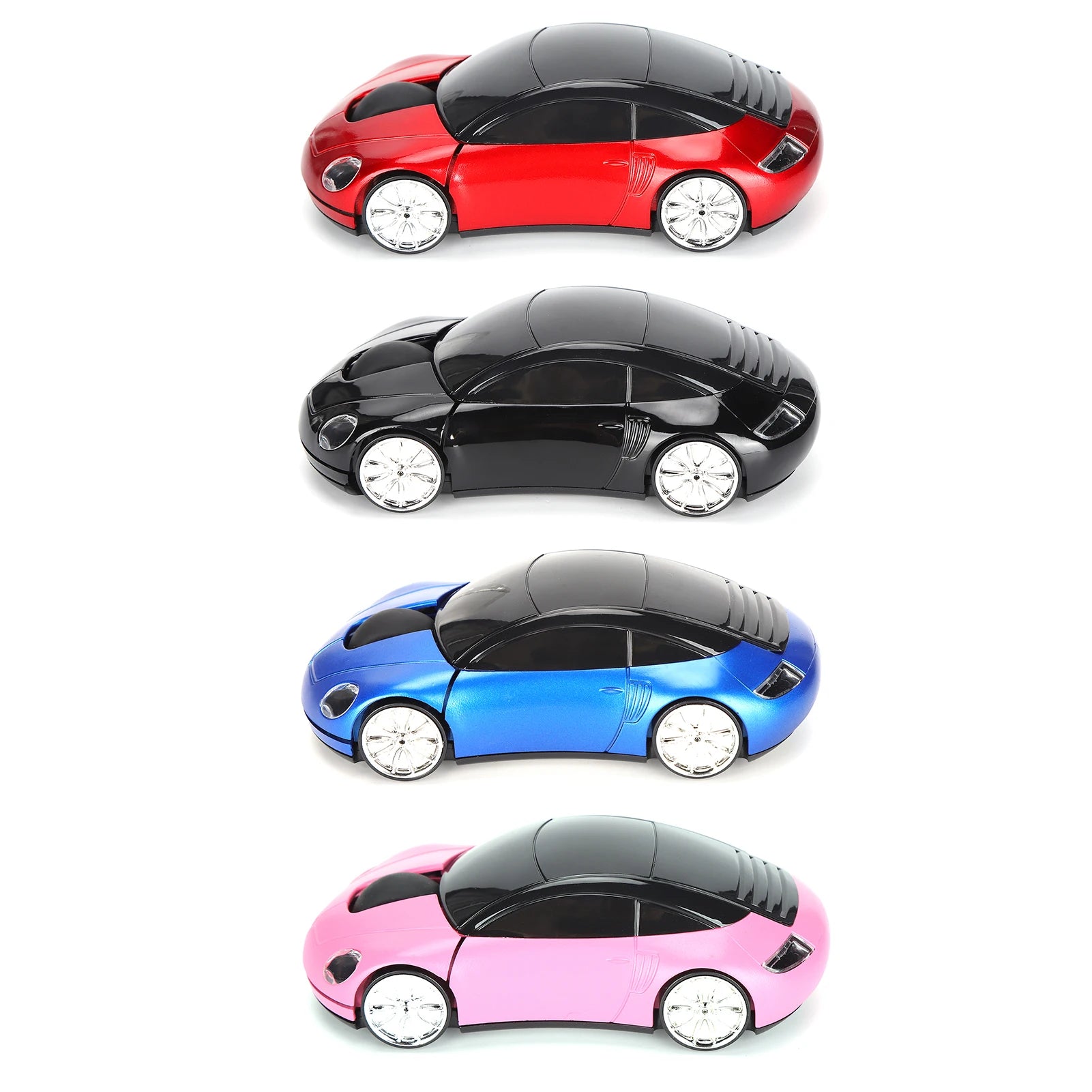 Ratón inalámbrico inteligente en forma de coche, portátil, 2,4G, inalámbrico, con receptor USB, para oficina, ordenador portátil, tableta