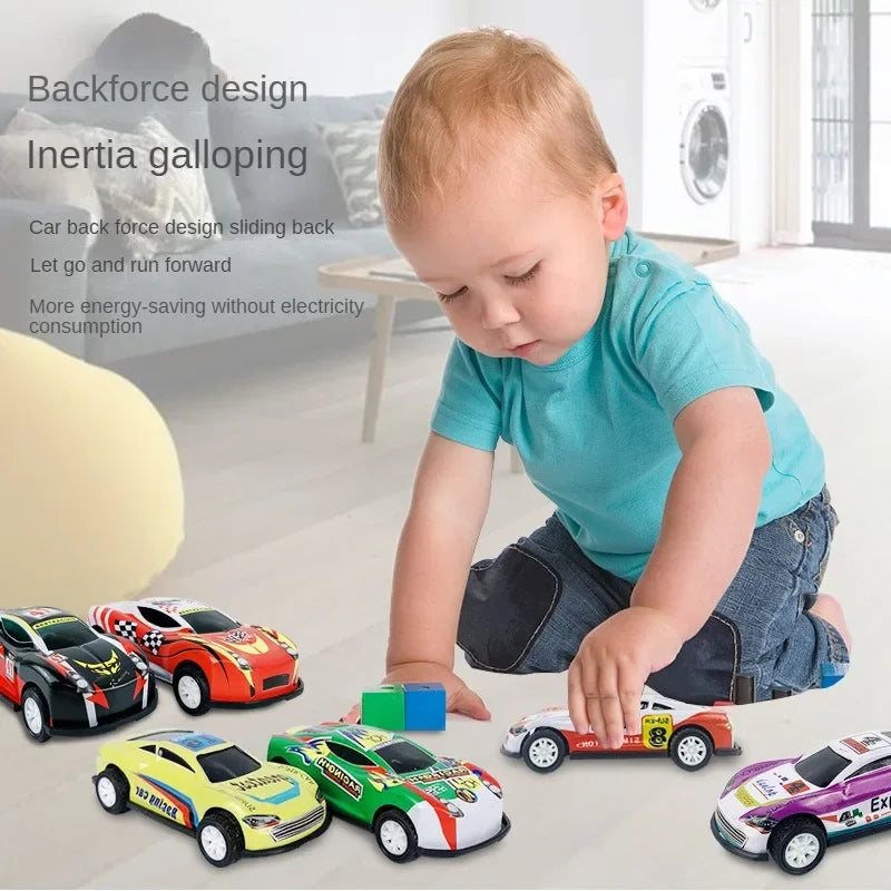 Set de Autos de Carrera Miniatura de Aleación para Niños