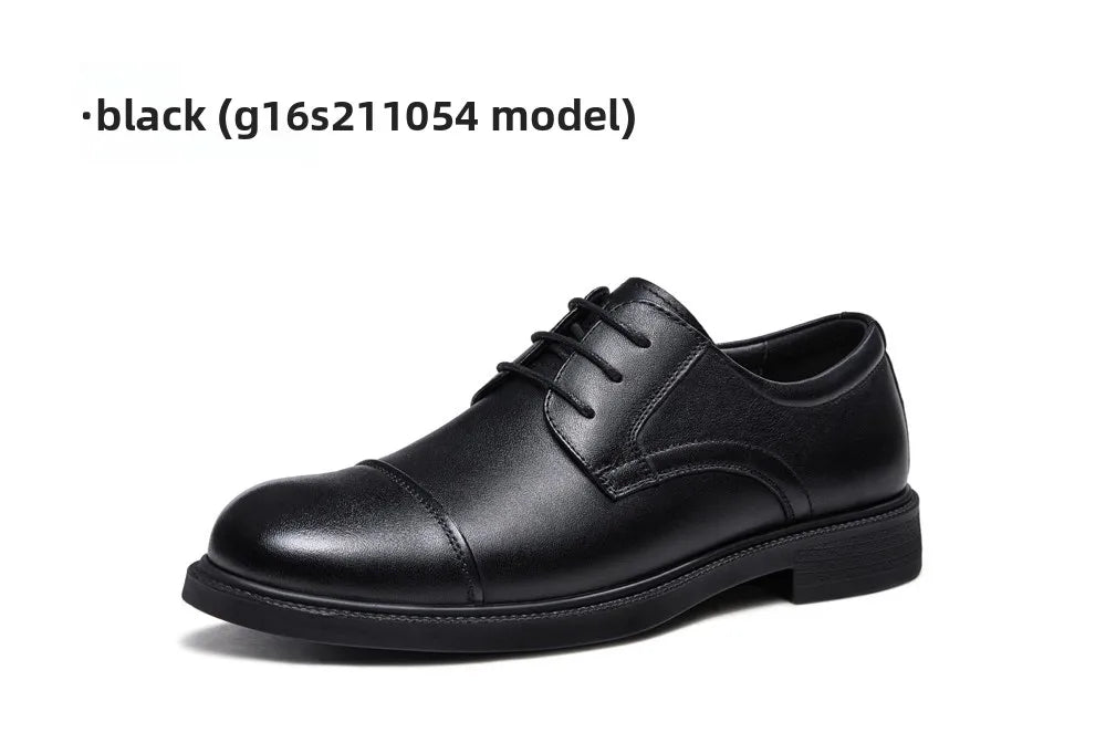 Golden Camel Zapatos informales para hombre, cómodos, antideslizantes, de cuero, con suela suave, zapatos planos para caminar, zapatos de vestir ligeros