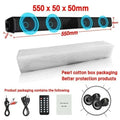 Sistema de sonido de cine en casa, altavoces Bluetooth para ordenador, barra de sonido para TV, Subwoofer, Radio, centro de música, columna Boom Box, 3dhome