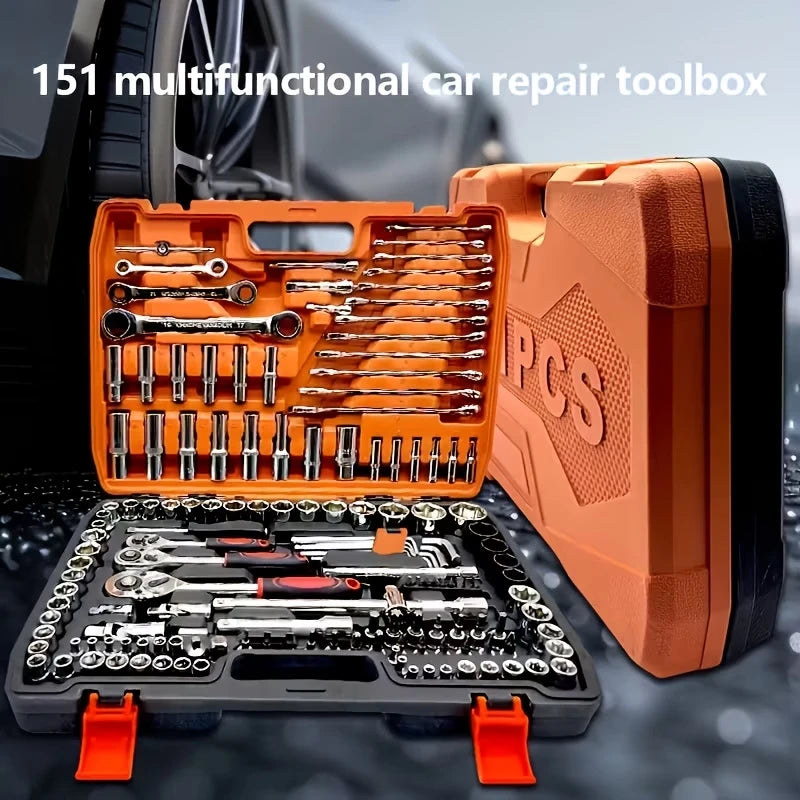 Kit Herramientas 150 Piezas Reparación Automotriz