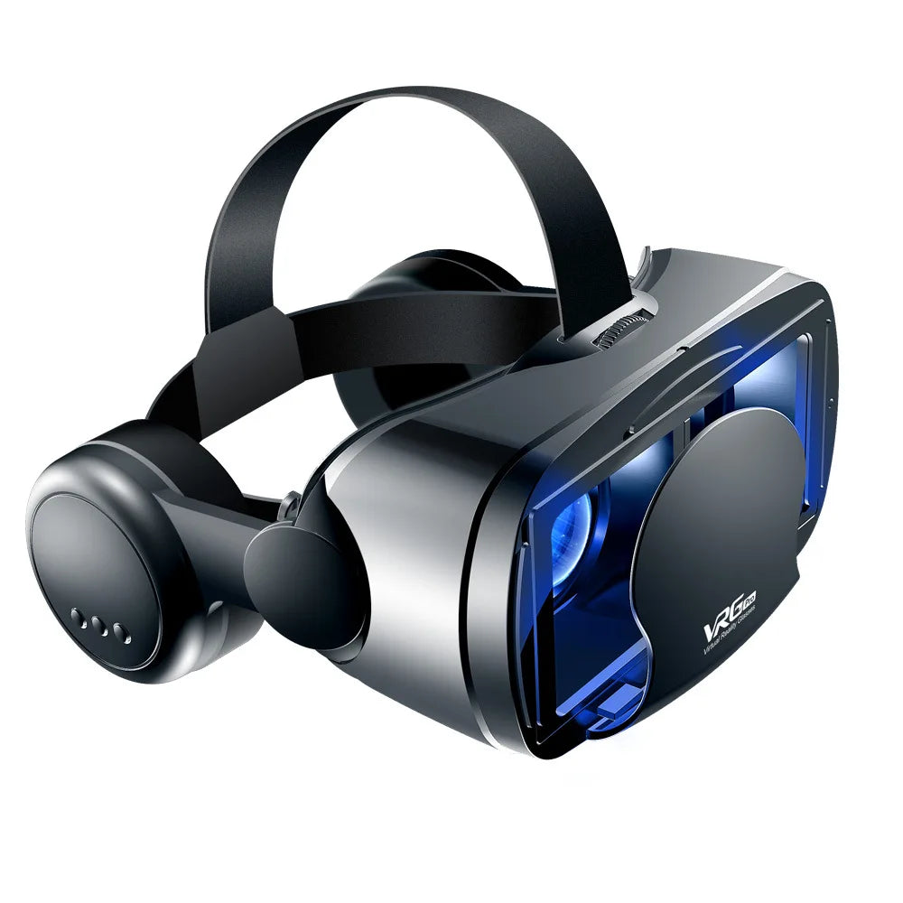 VRG Pro 3D gafas de realidad Virtual VR dispositivos auriculares Viar gafas lentes de casco inteligentes para teléfonos inteligentes visor dispositivos móviles