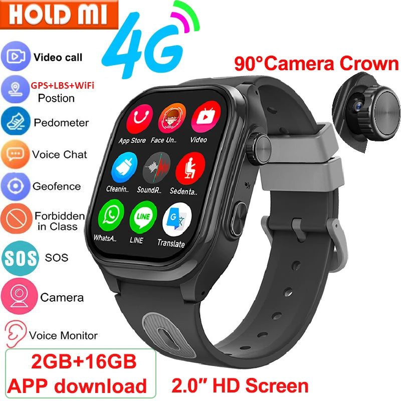 Reloj Inteligente Niños 4G GPS Videollamada SOS