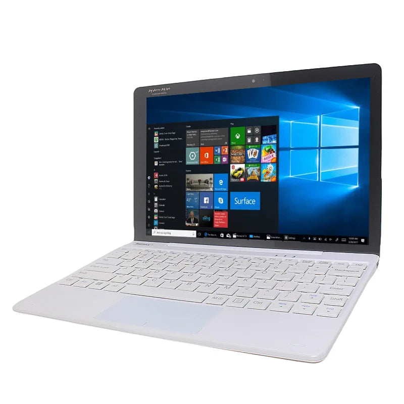 Tableta de 10,1 pulgadas con 2 GB de DDR, 32 GB de ROM, Windows 10, 64 bits, Z8350, 4 núcleos, USB 3,0, cámara dual con teclado desmontable, superventas