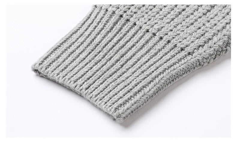 Suéter grueso de lana de gama alta para hombre, Chaqueta de punto de Cable, abrigos casuales, marca de moda coreana, otoño, invierno, 2021