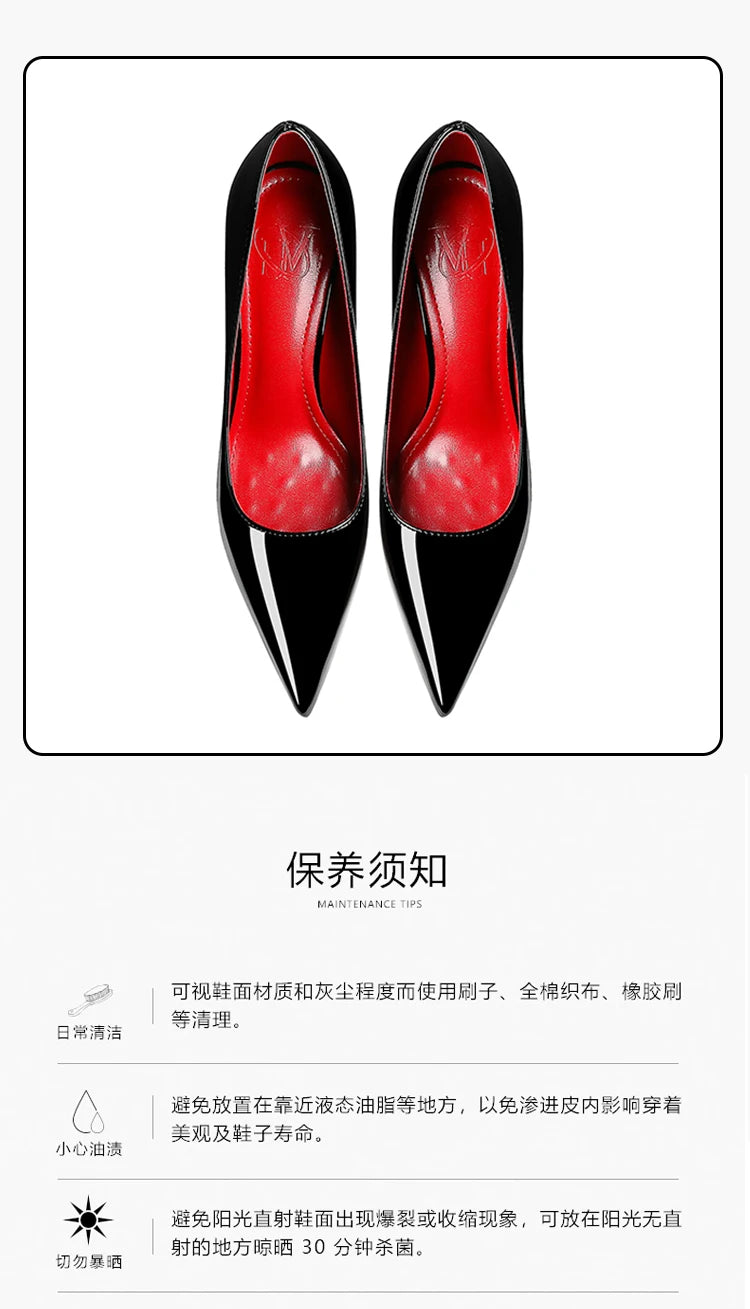Stilettos de Mujer Punta Fina con Brillantes - Tacones Altos Elegantes